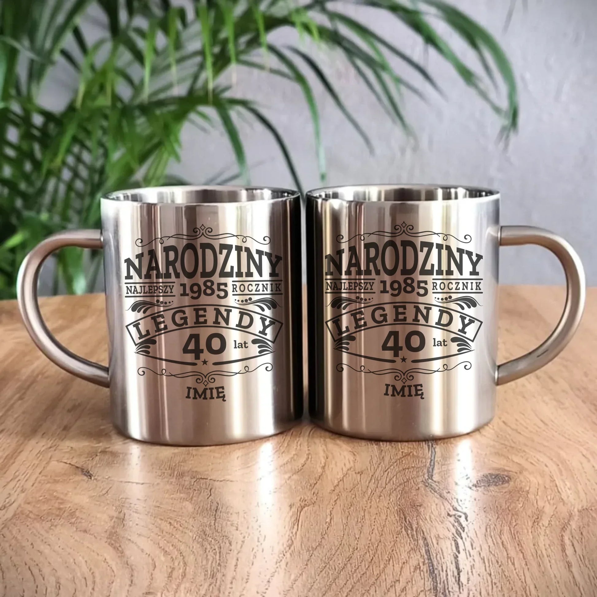 Narodziny Legendy | Kubek metalowy na urodziny U01 - StoryCups.pl