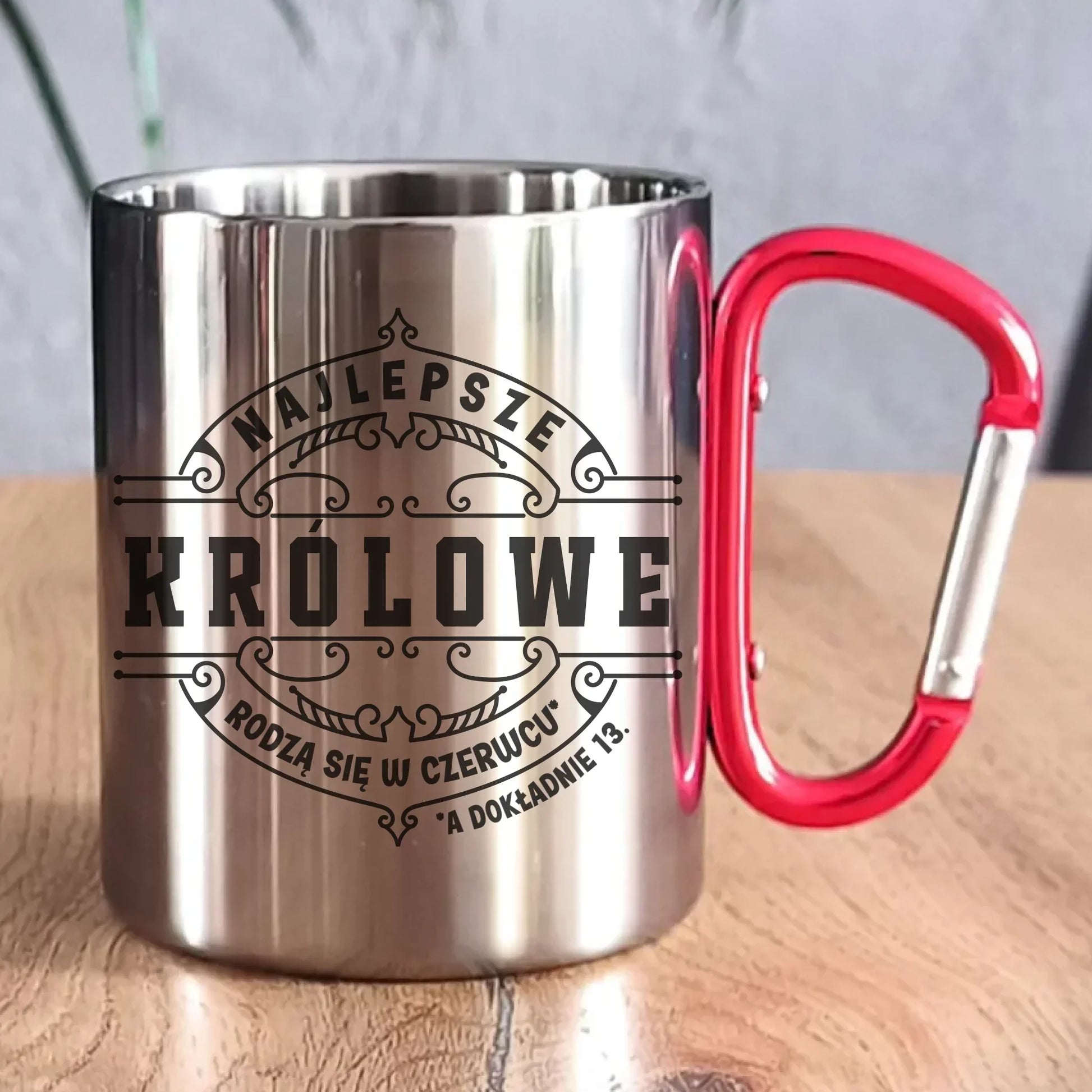 Najlepsze Królowe rodzą się (miesiąc, dzień) | Kubek metalowy na urodziny U11 - StoryCups.pl