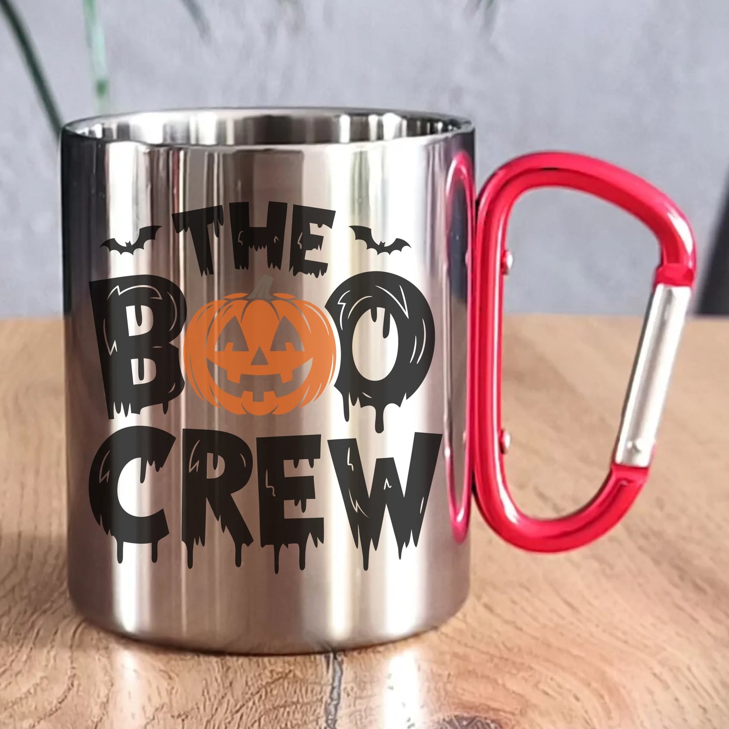 Kubek metalowy na Halloween - The Boo Crew HL12 - StoryCups.pl