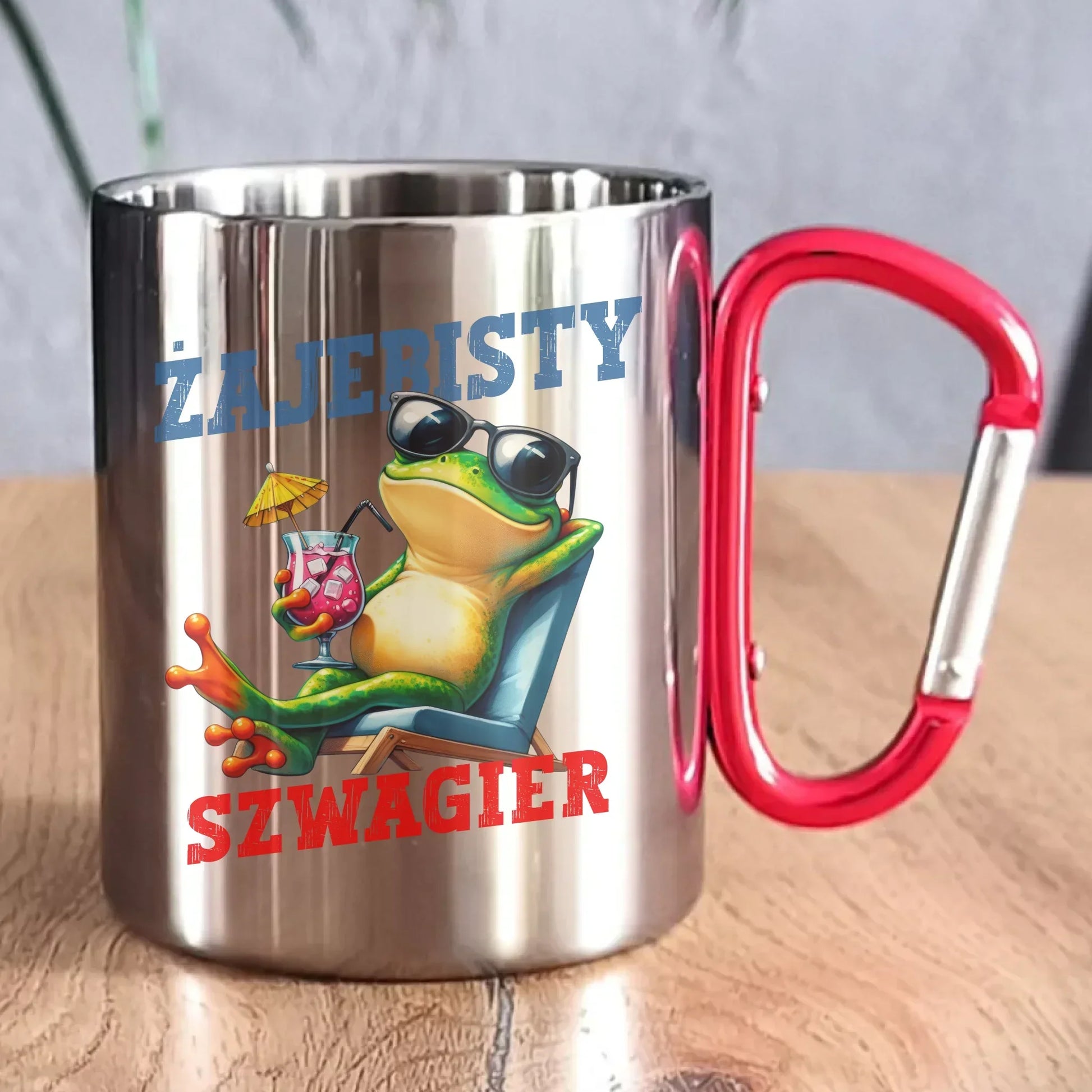 Kubek metalowy - Żajebisty Szwagier - prezent dla szwagra DSZ01 - StoryCups.pl