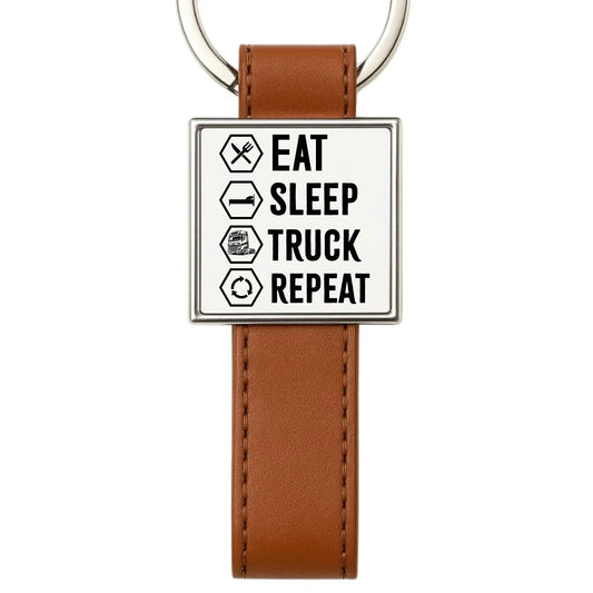 Eat Sleep Truck Repeat | Brelok dla kierowcy tira ZKT05 - StoryCups.pl