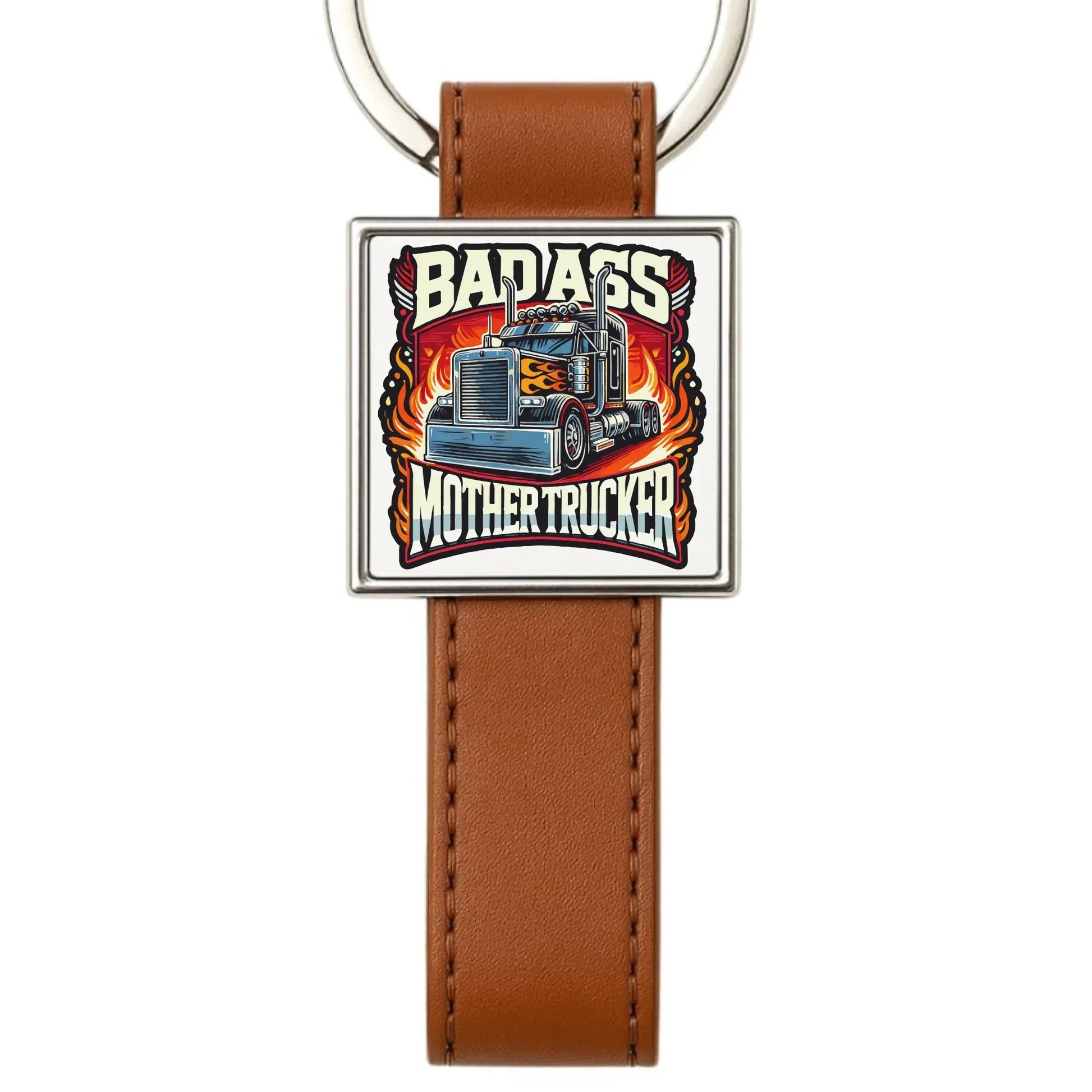 Badass Mother Trucker | Brelok dla kierowcy tira ZKT04 - StoryCups.pl