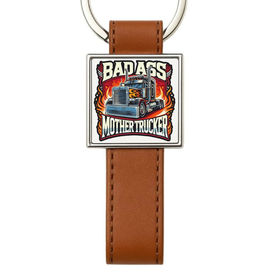 Badass Mother Trucker | Brelok dla kierowcy tira ZKT04 - StoryCups.pl