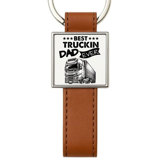 Best truckin dad ever | Brelok dla kierowcy tira ZKT09 - StoryCups.pl