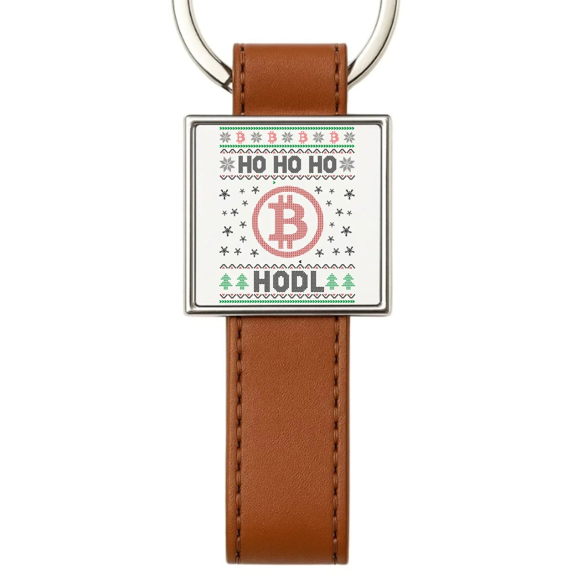 Ho ho ho Hodl Bitcoin | Świąteczny brelok BN103 - StoryCups.pl