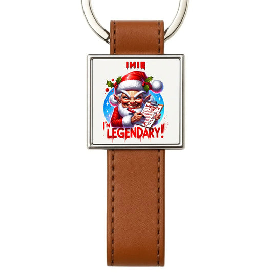 Legendarnie niegrzeczna | Personalizowany brelok świąteczny BN122 - StoryCups.pl