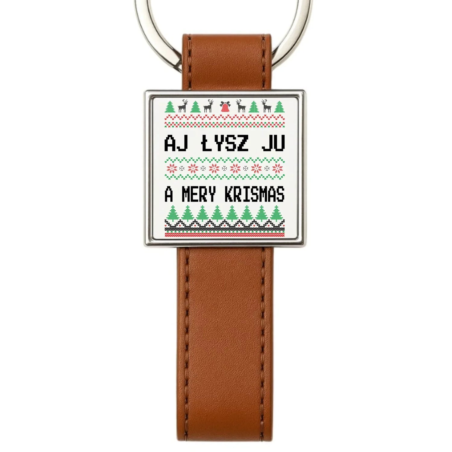 Aj łysz ju a mery krismas | Świąteczny brelok BN12 - StoryCups.pl