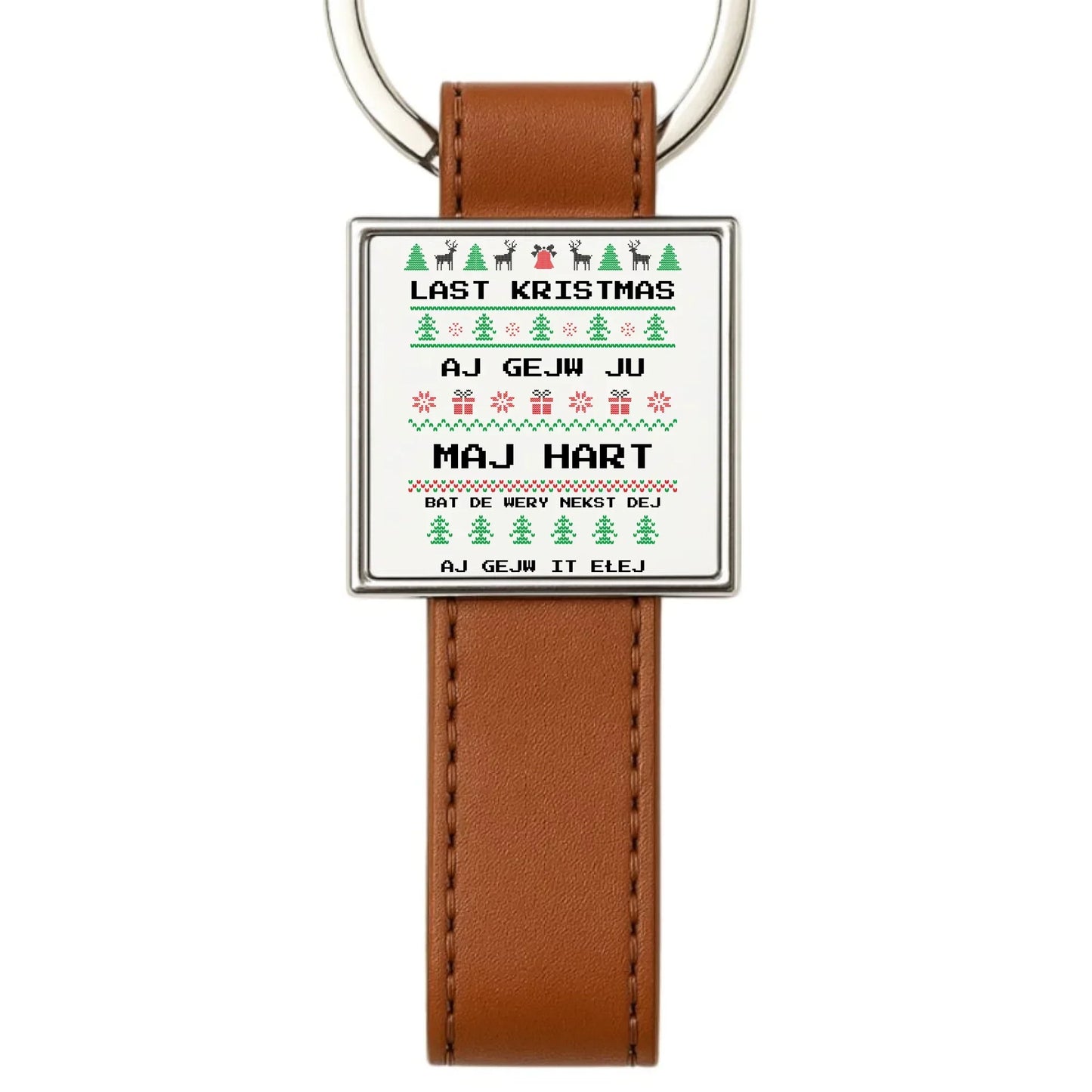 Last kristmas aj gejw ju maj hart | Świąteczny brelok BN13 - StoryCups.pl