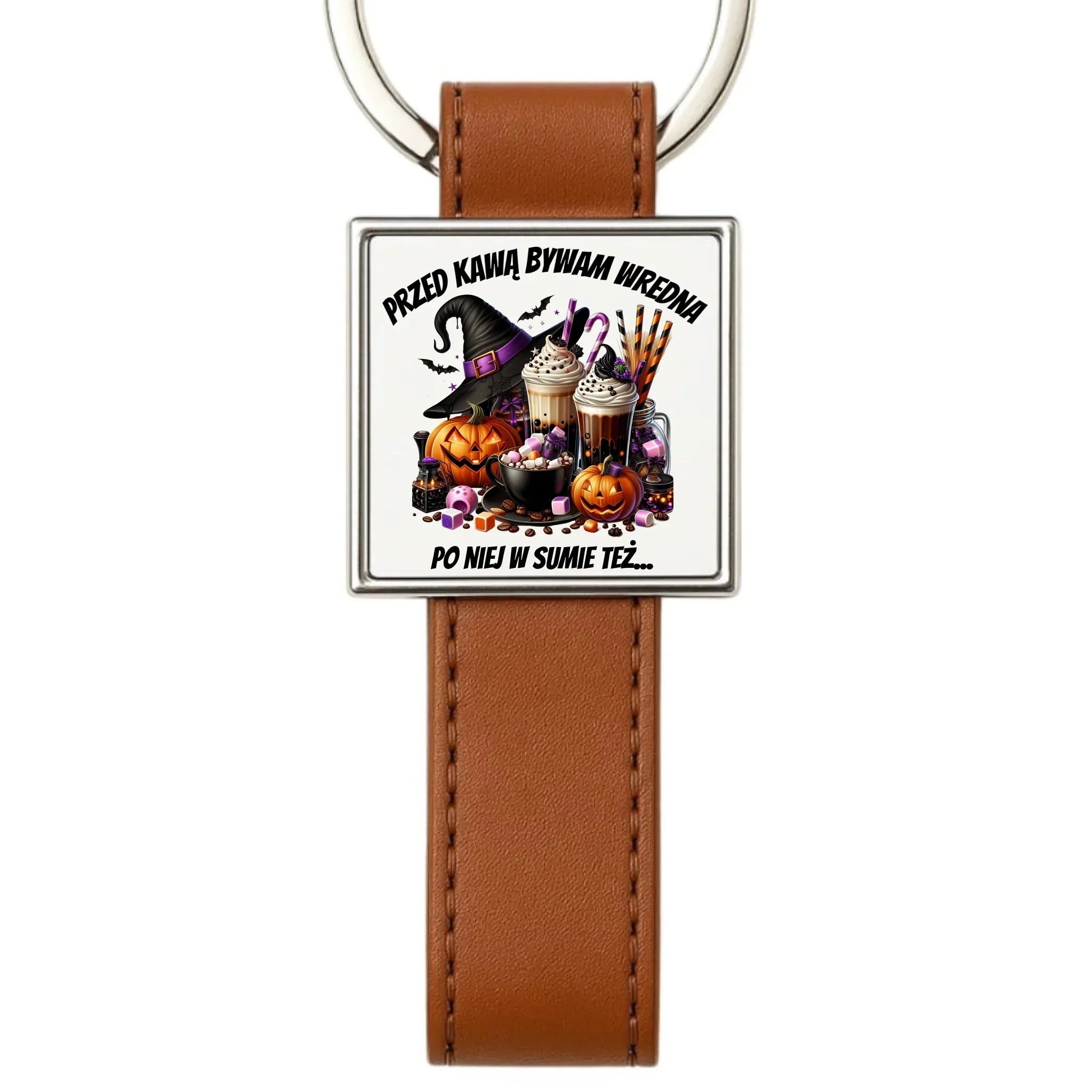 Brelok Halloween – Przed kawą bywam wredna, po niej w sumie też HL30 - StoryCups.pl