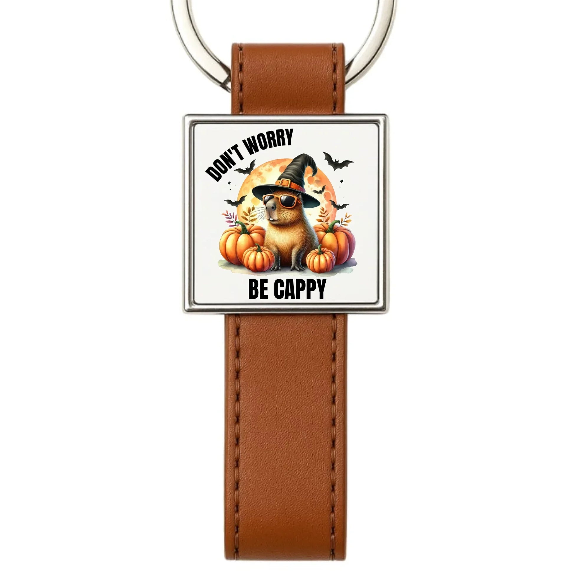 Don't worry be cappy Kapibara Halloween | Brelok HL21 - StoryCups.pl