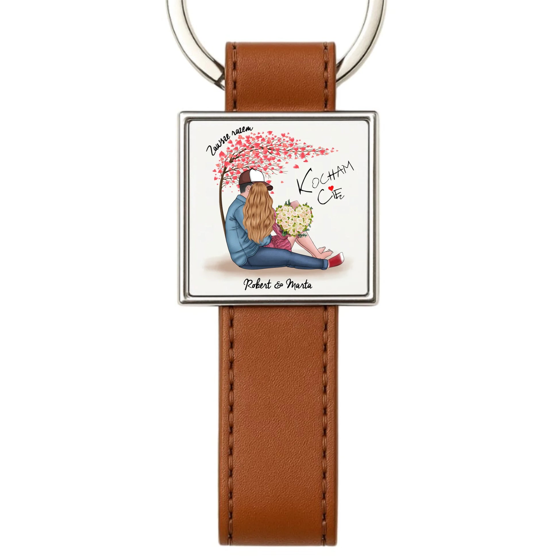 Brelok - prezent dla par - Zawsze razem - personalizowany W04 - StoryCups.pl