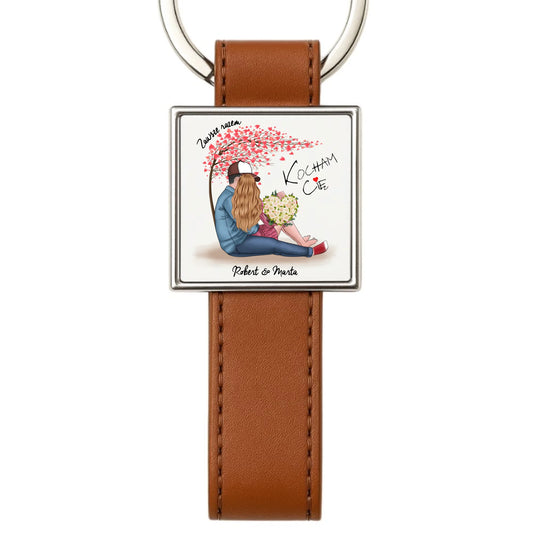 Brelok - prezent dla par - Zawsze razem - personalizowany W04 - StoryCups.pl