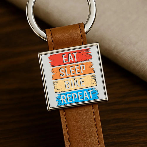 Eat Sleep Bike Repeat | Brelok dla rowerzysty HR03 - StoryCups.pl