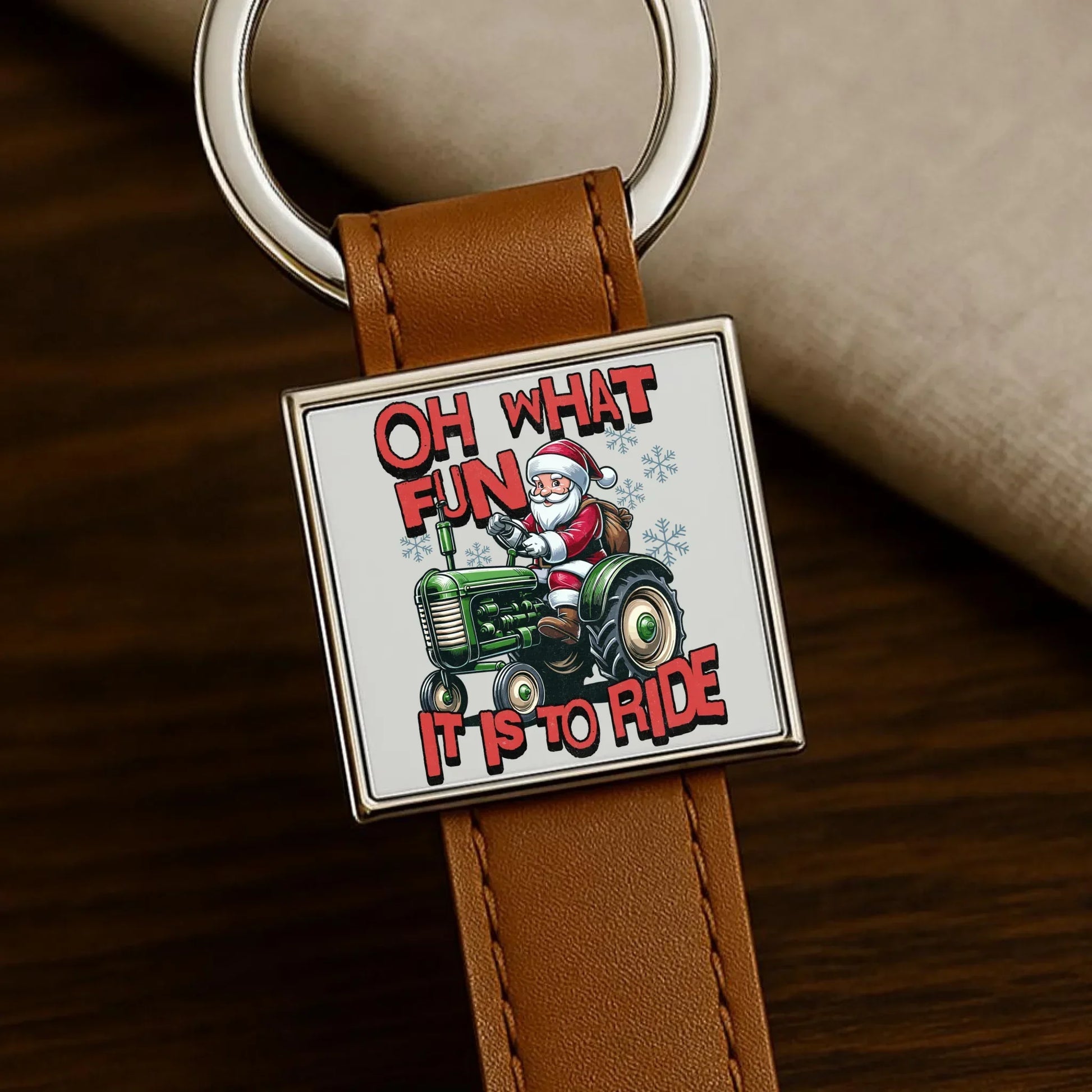 Oh what fun it is to ride | Świąteczny brelok BN48 - StoryCups.pl
