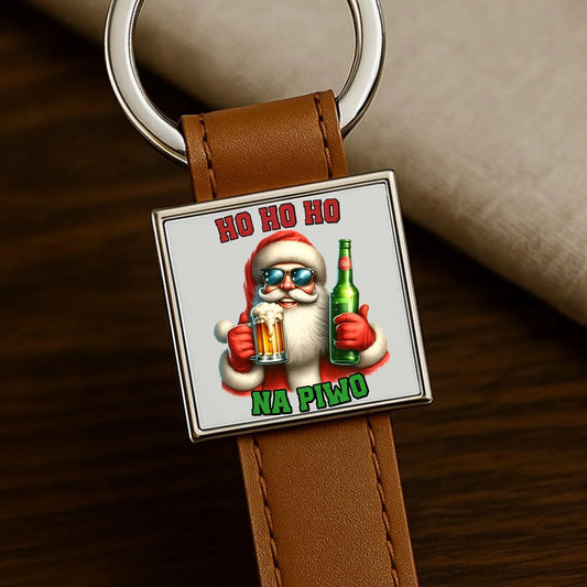 Ho ho ho na piwo | Świąteczny brelok BN64 - StoryCups.pl