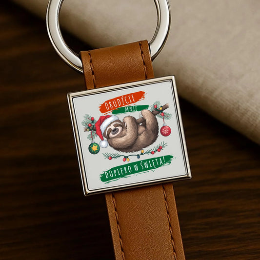 Obudźcie mnie dopiero w święta | Świąteczny brelok BN02 - StoryCups.pl