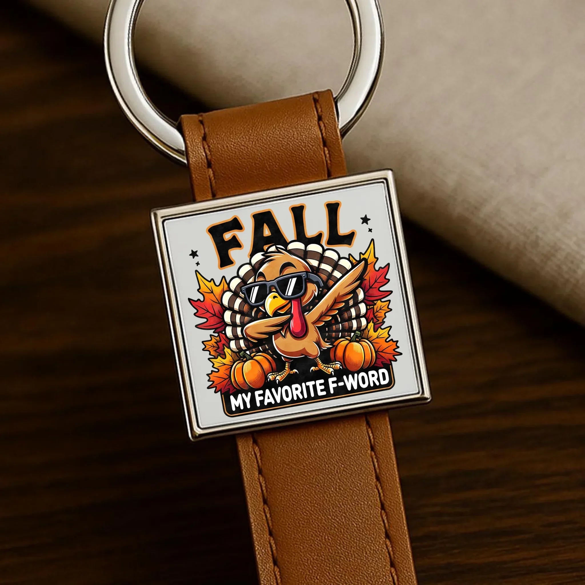 Brelok jesienny - FALL my favorite F-word JS11 - StoryCups.pl