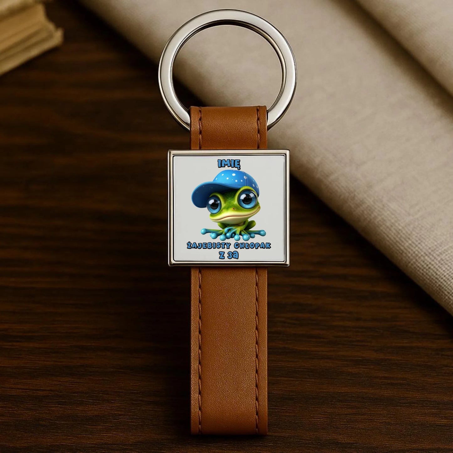 Brelok na Dzień Chłopaka - Żajebisty Chłopak dla kolegów z klasy - personalizowany DCH01 - StoryCups.pl