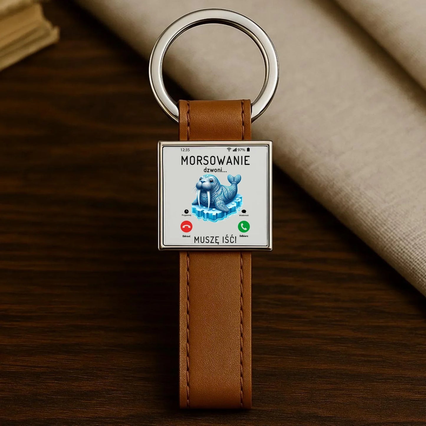 Morsowanie dzwoni muszę iść | Brelok HM04 - StoryCups.pl