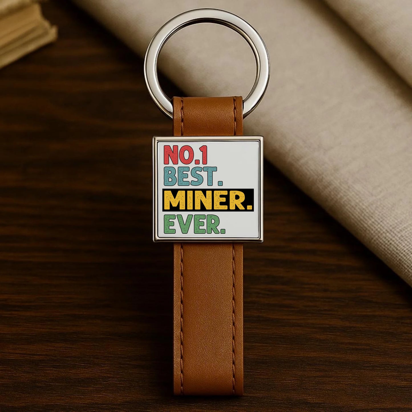 Brelok - prezent dla górnika - Best miner ever G12 - StoryCups.pl