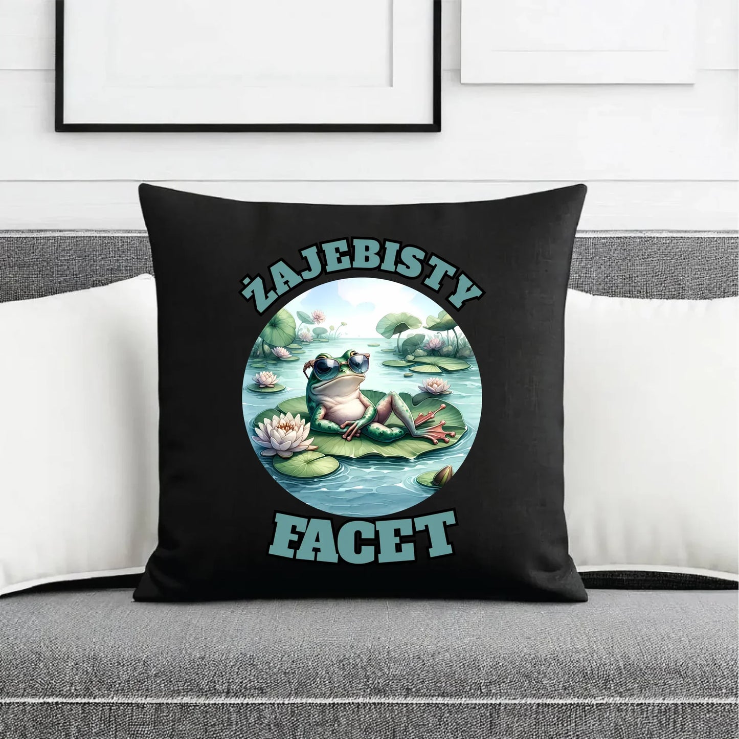 Poduszka dekoracyjna - Żajebisty facet DCH08 - StoryCups.pl