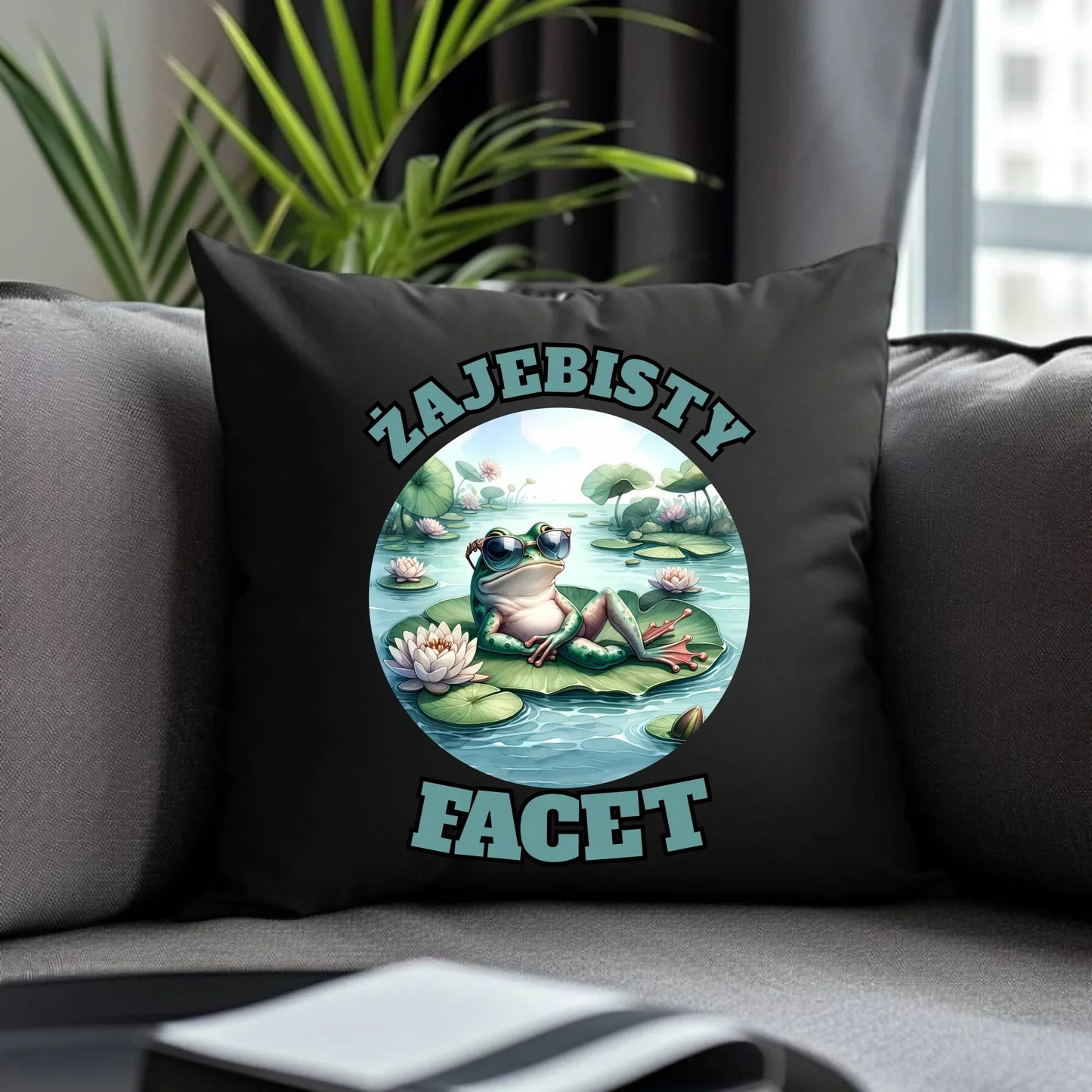Poduszka dekoracyjna - Żajebisty facet DCH08 - StoryCups.pl