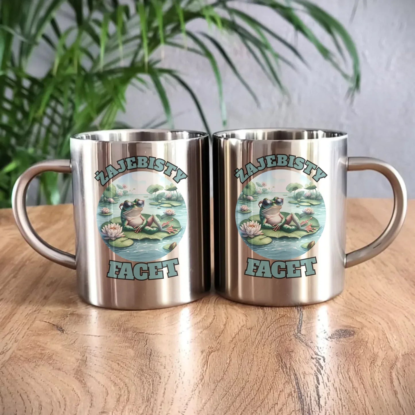 Kubek metalowy - Żajebisty facet DCH08 - StoryCups.pl