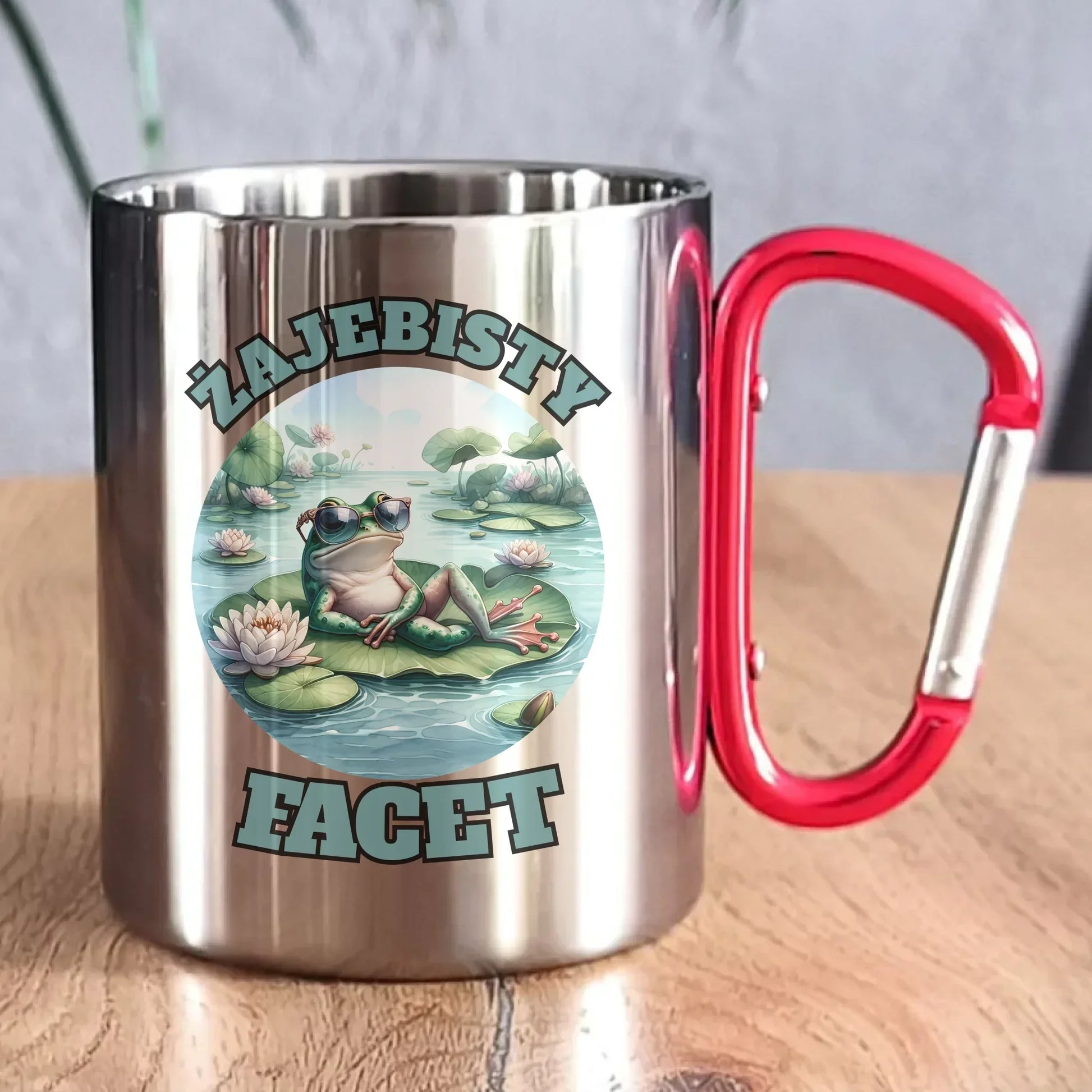 Kubek metalowy - Żajebisty facet DCH08 - StoryCups.pl