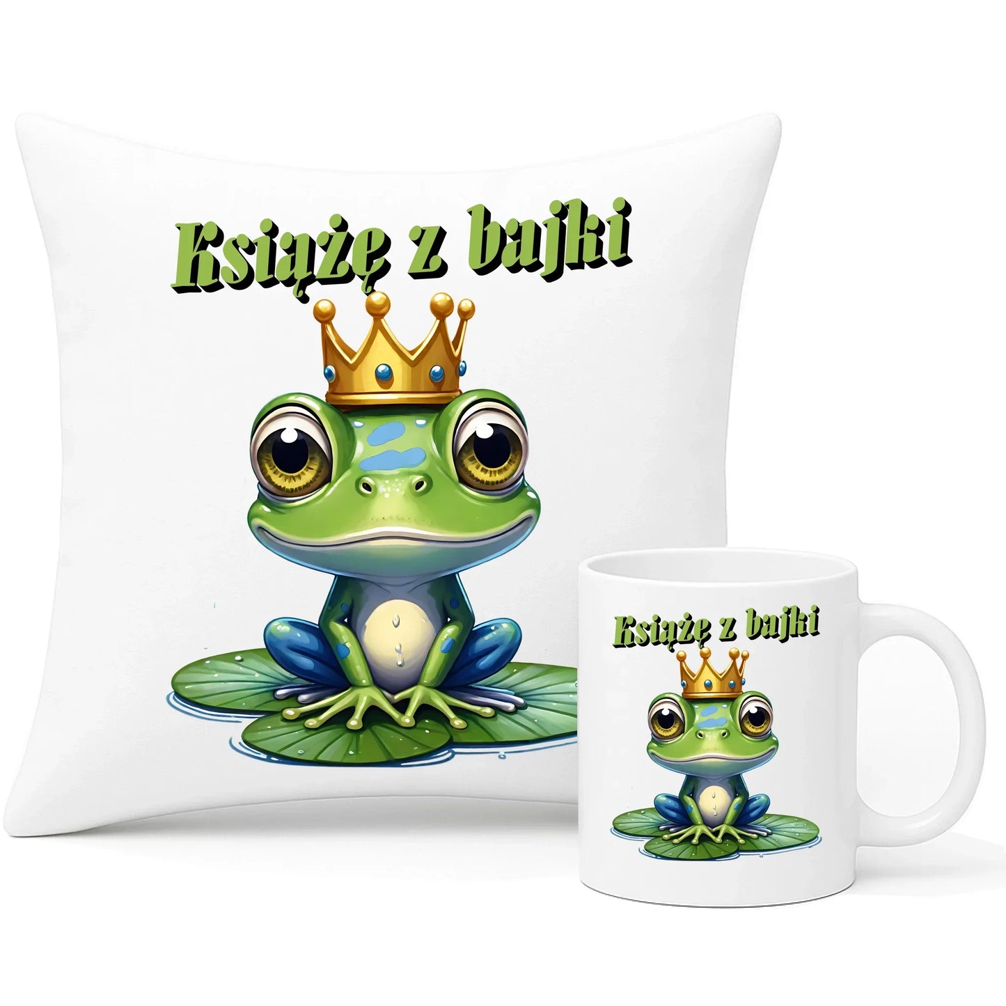 Zestaw poduszka i kubek - Książę z bajki - prezent dla chłopaka męża narzeczonego DCH09 - StoryCups.pl