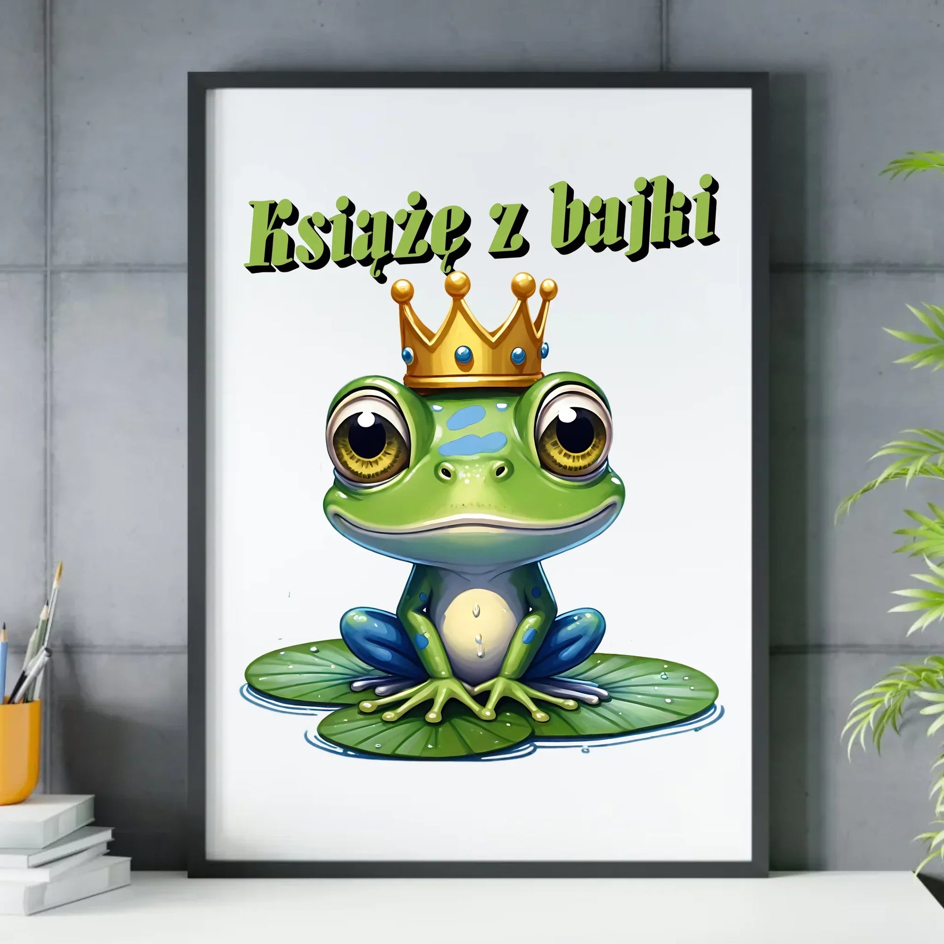 Plakat w ramie - Książę z bajki - prezent dla chłopaka męża narzeczonego DCH09 - StoryCups.pl
