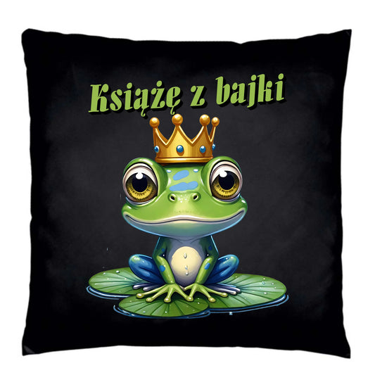 Poduszka dekoracyjna - Książę z bajki - prezent dla chłopaka męża narzeczonego DCH09 - StoryCups.pl