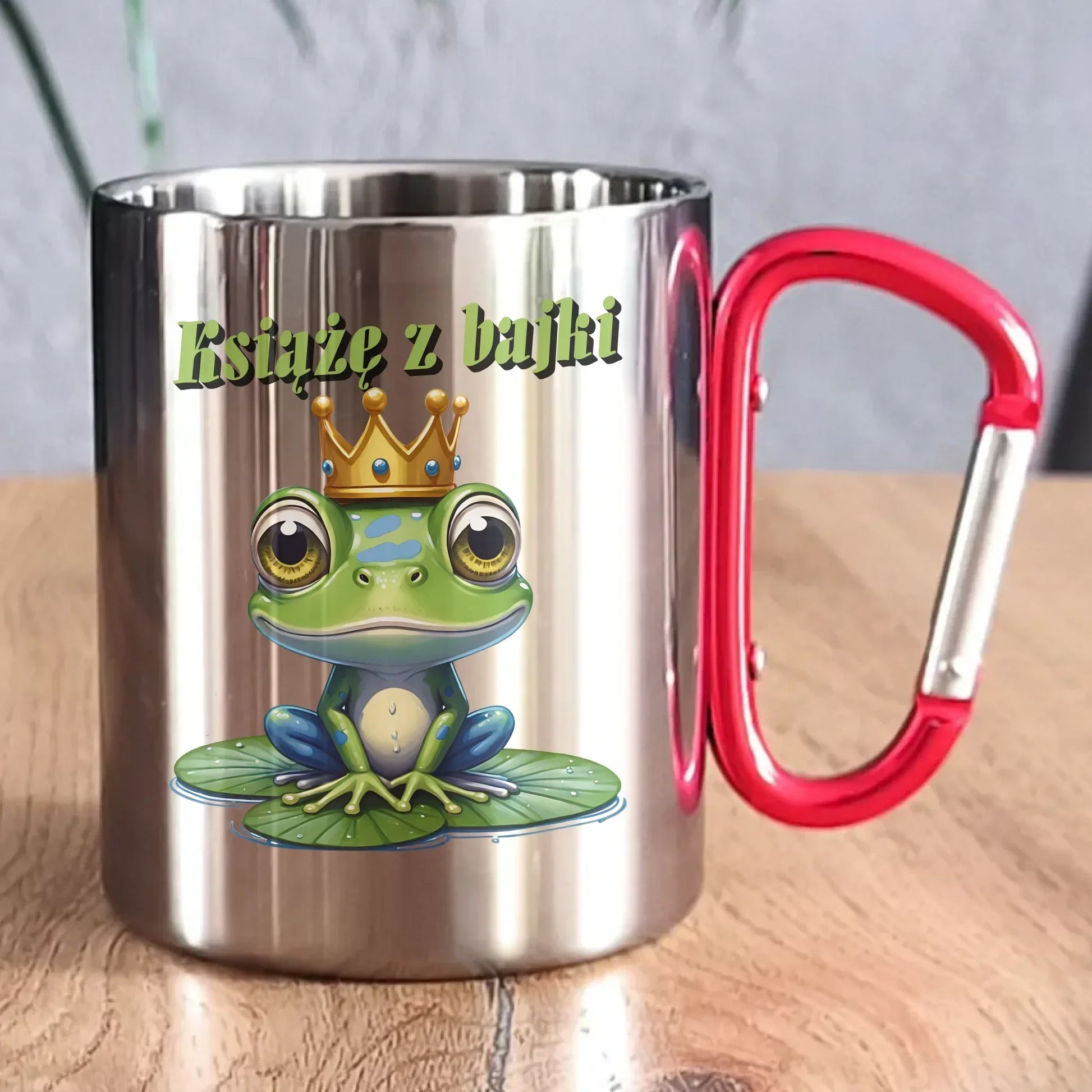 Kubek metalowy - Książę z bajki - prezent dla chłopaka męża narzeczonego DCH09 - StoryCups.pl