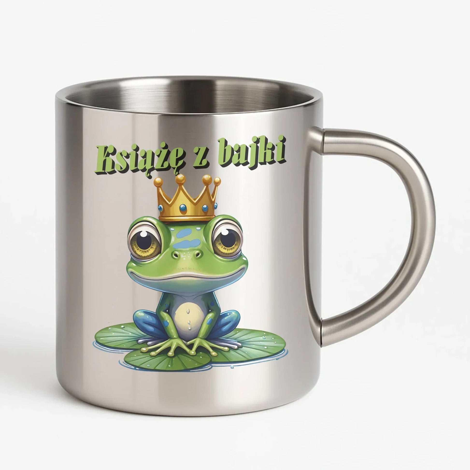 Kubek metalowy - Książę z bajki - prezent dla chłopaka męża narzeczonego DCH09 - StoryCups.pl
