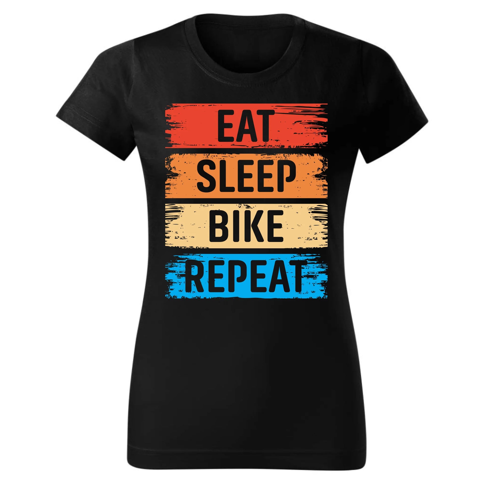 Koszulka damska - Eat sleep bike repeat - na rower HR03 - StoryCups.pl