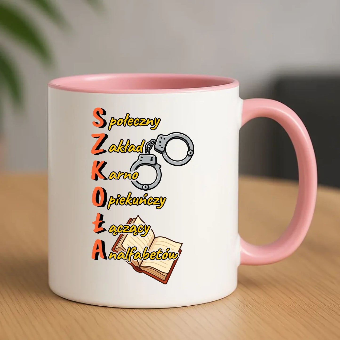 Kubek do szkoły - S.Z.K.O.Ł.A. Zakład Karno Opiekuńczy SZ17 - StoryCups.pl