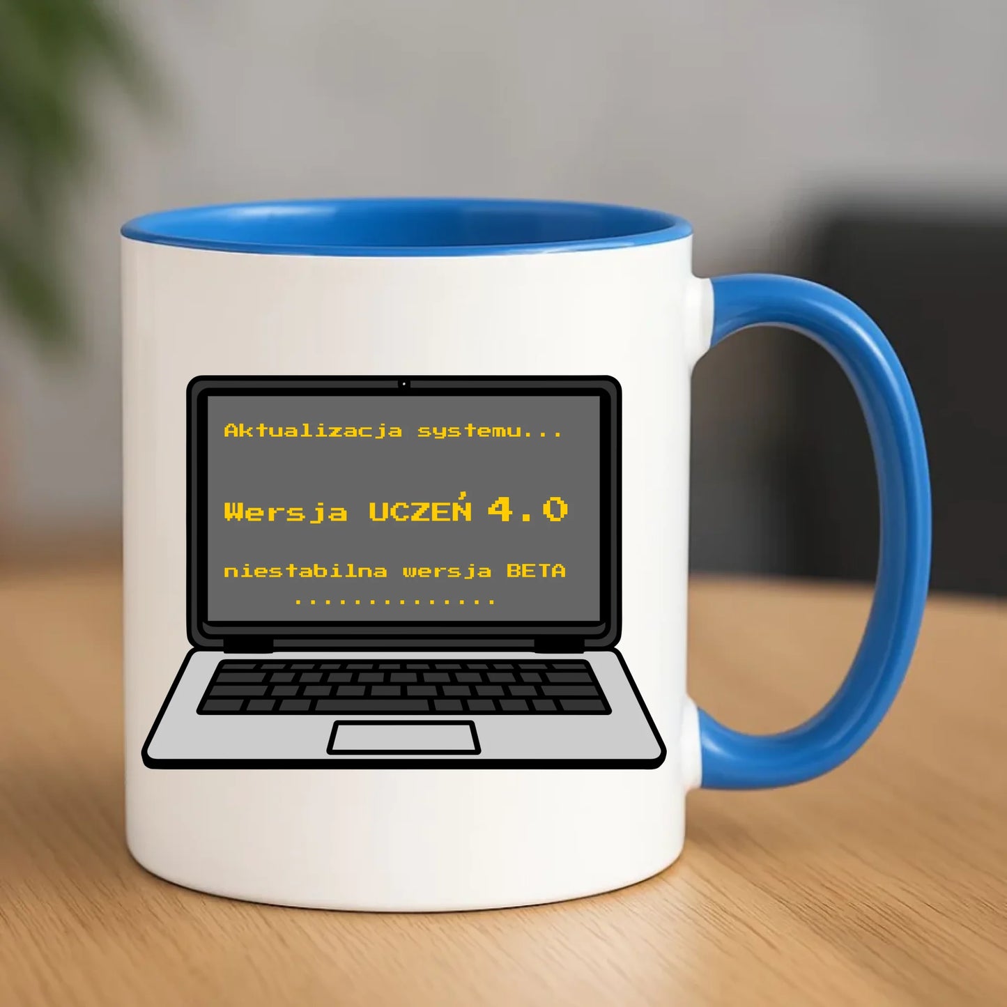 Kubek dla ucznia - Aktualizacja systemu - powrót do szkoły - personalizowany SZ16 - StoryCups.pl