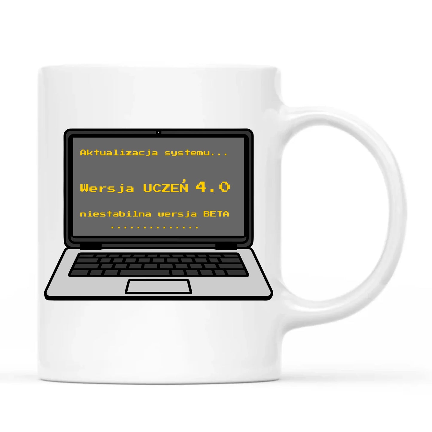 Kubek dla ucznia - Aktualizacja systemu - powrót do szkoły - personalizowany SZ16 - StoryCups.pl
