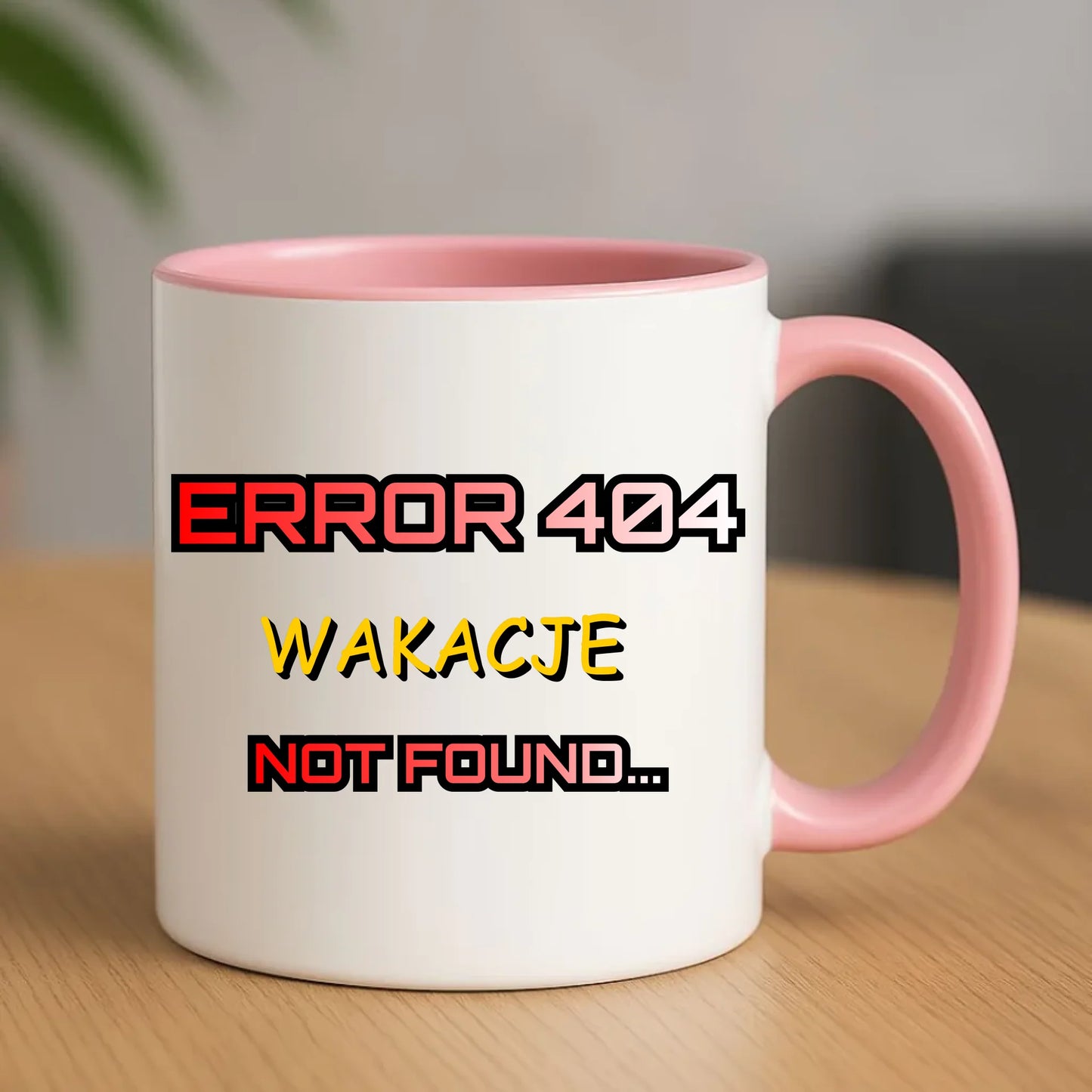 Kubek szkolny - Error 404 - śmieszny SZ15 - StoryCups.pl