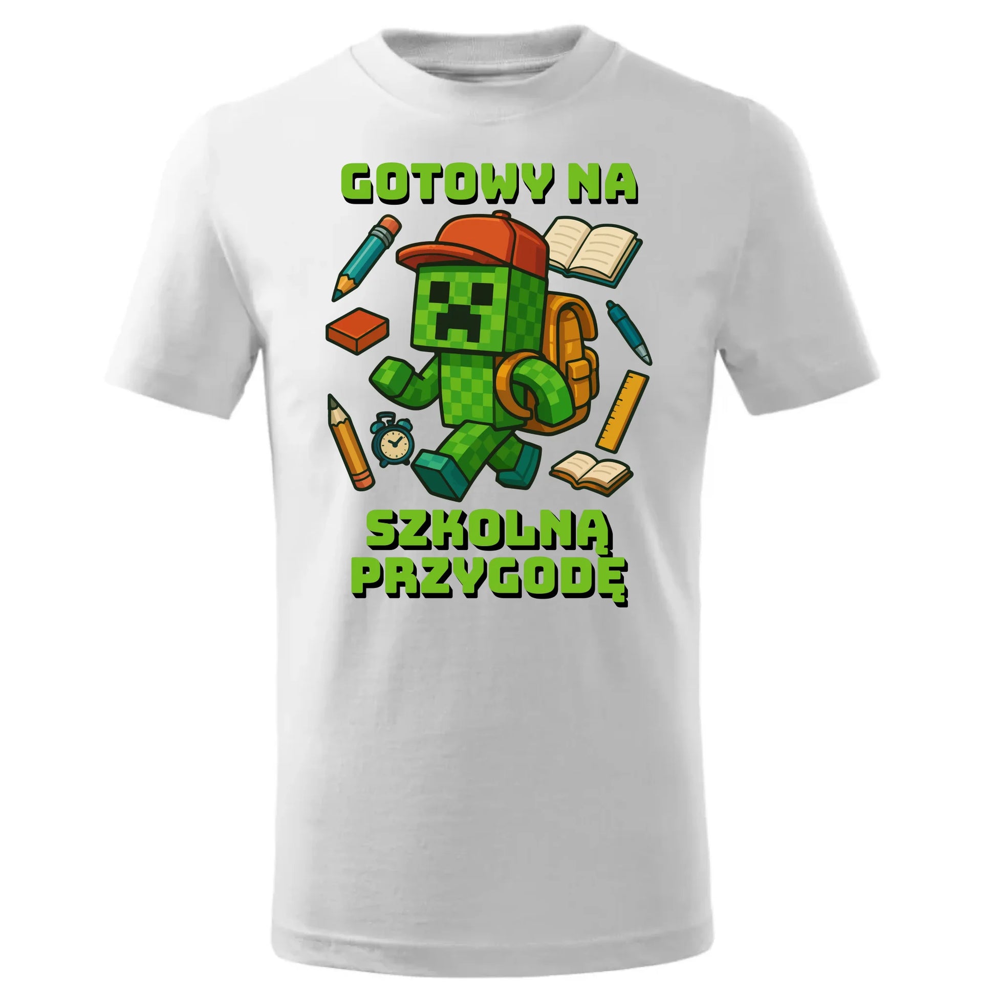 Koszulka dziecięca szkoła - Gotowy na szkołę - gamer do szkoły - SZ13 - StoryCups.pl