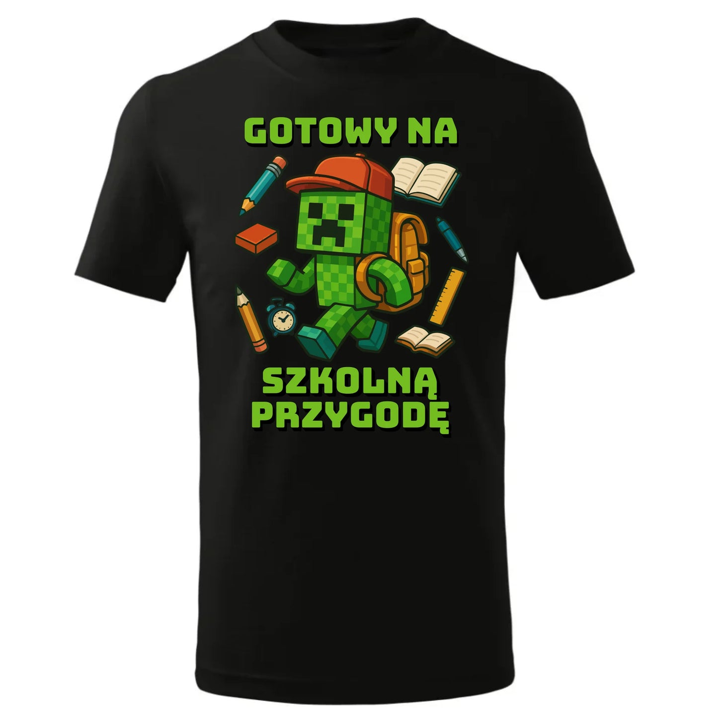 Koszulka dziecięca szkoła - Gotowy na szkołę - gamer do szkoły - SZ13 - StoryCups.pl