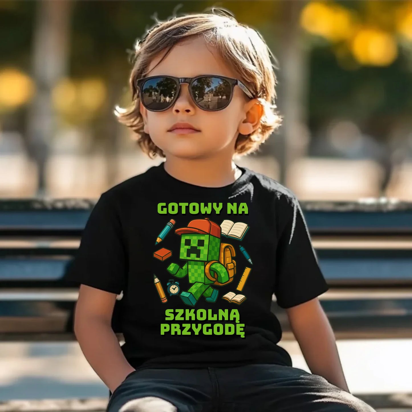 Koszulka dziecięca szkoła - Gotowy na szkołę - gamer do szkoły - SZ13 - StoryCups.pl