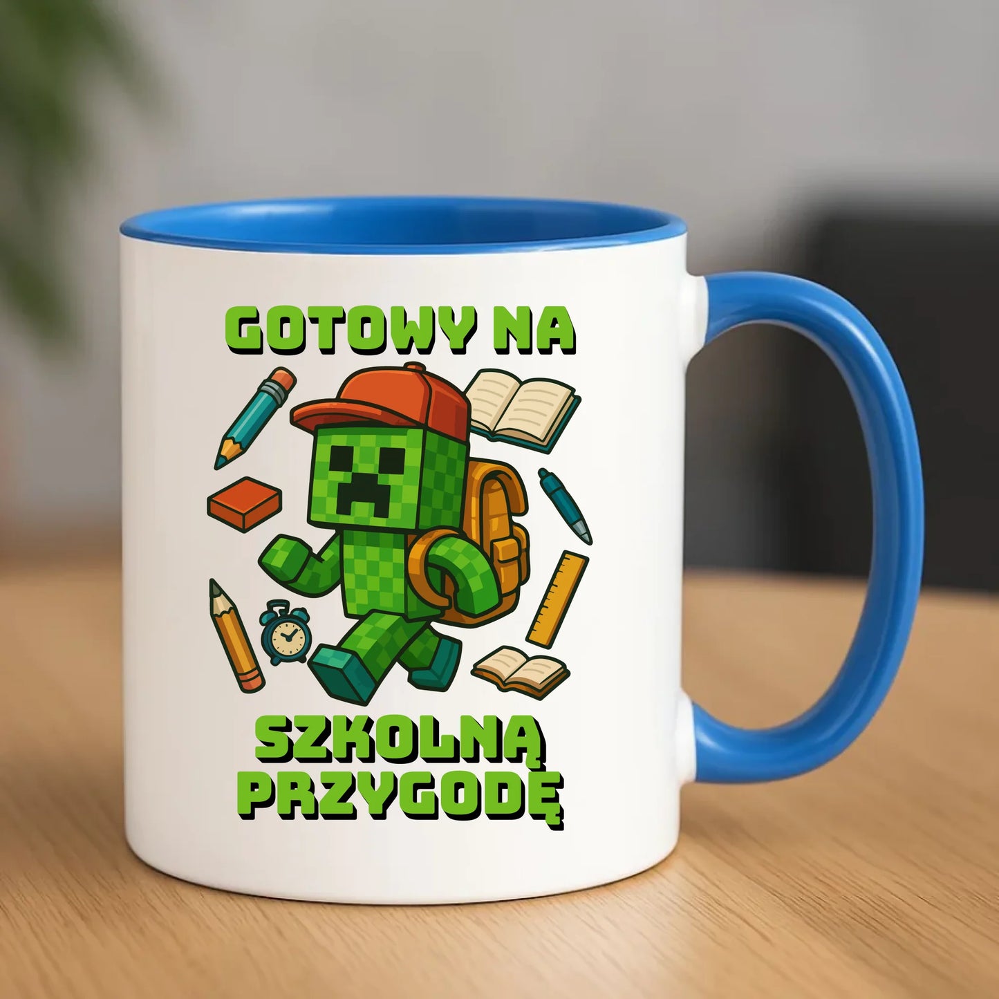Kubek szkoła - Gotowy na szkołę - gamer do szkoły - SZ13 - StoryCups.pl