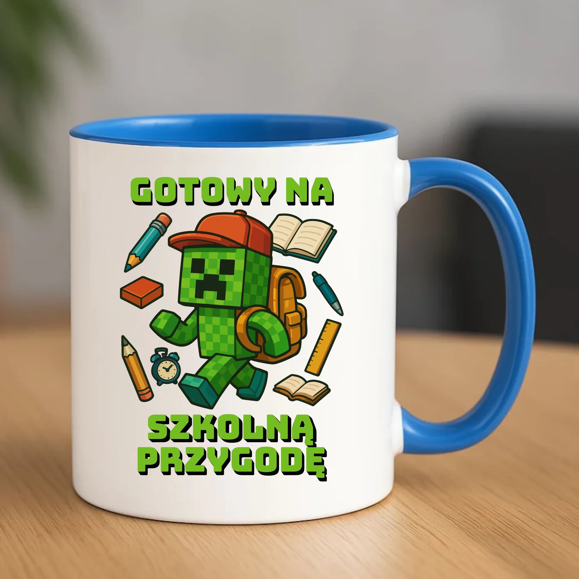 Kubek szkoła - Gotowy na szkołę - gamer do szkoły - SZ13 - StoryCups.pl