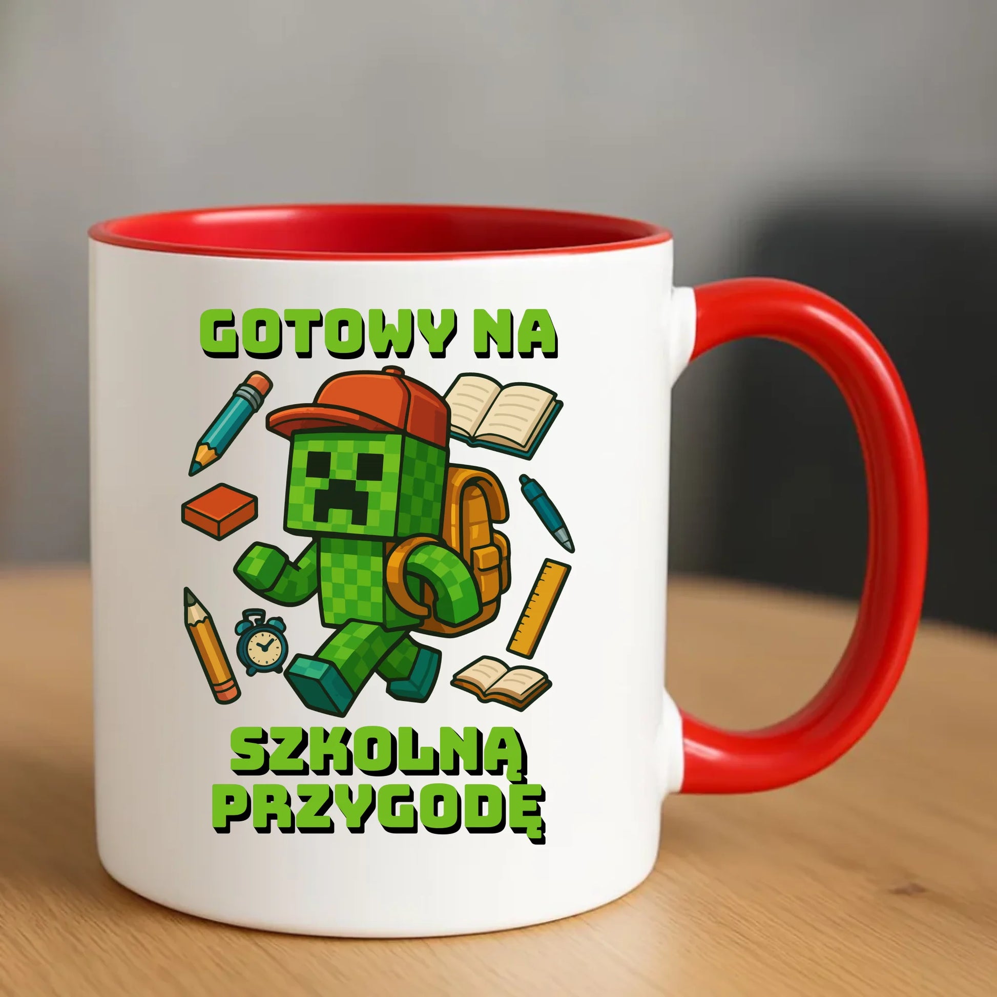 Kubek szkoła - Gotowy na szkołę - gamer do szkoły - SZ13 - StoryCups.pl