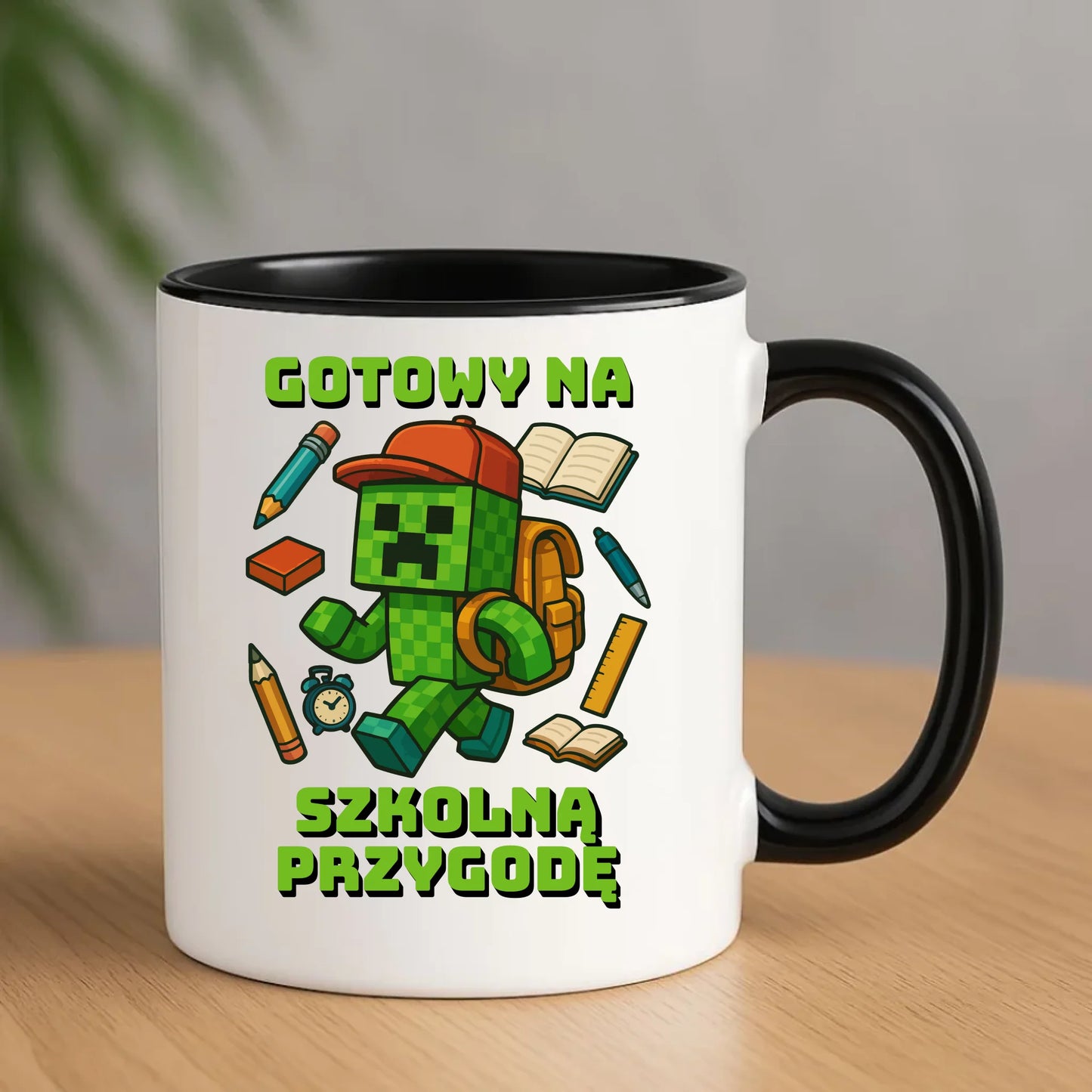 Kubek szkoła - Gotowy na szkołę - gamer do szkoły - SZ13 - StoryCups.pl