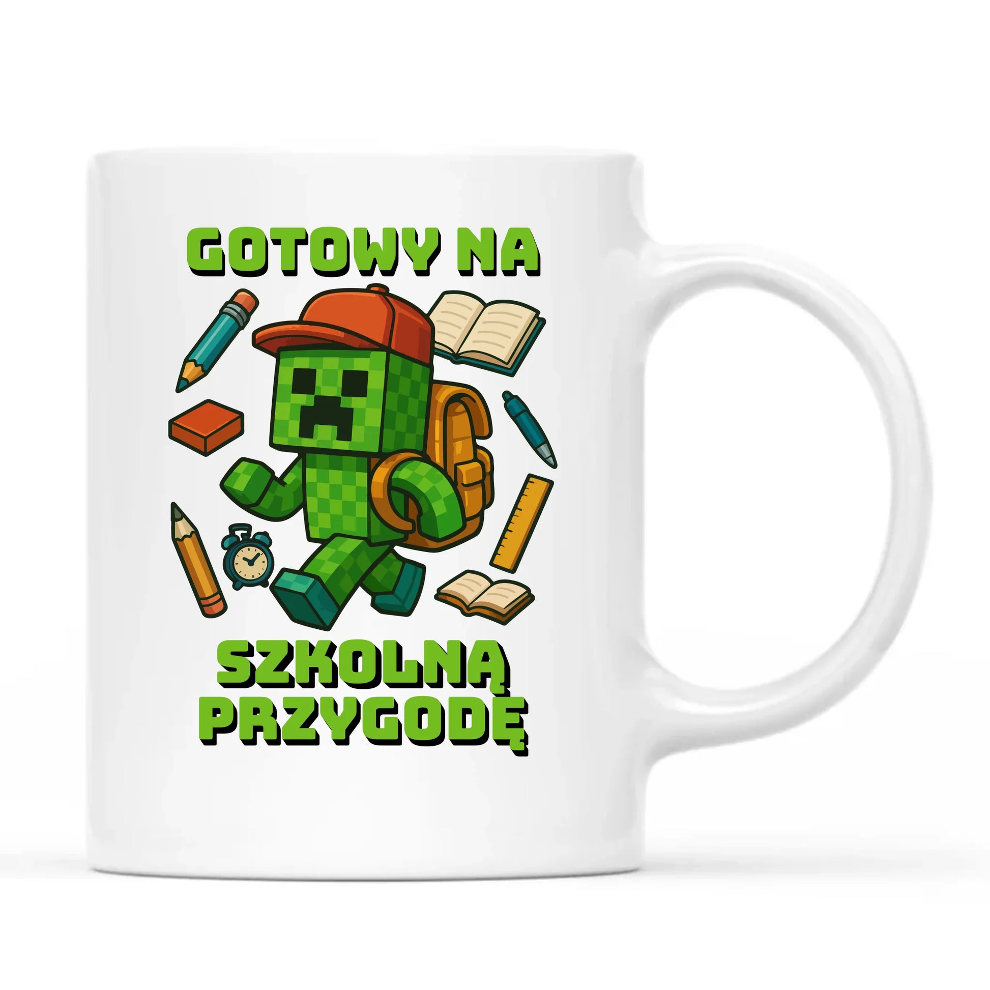 Kubek szkoła - Gotowy na szkołę - gamer do szkoły - SZ13 - StoryCups.pl