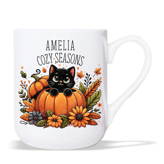 Kubek elegant jesieniara - Cozy Seasons - personalizowany JS01 - StoryCups.pl