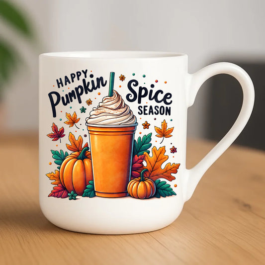 Kubek elegant jesienny - Pumpkin Spice - kawa dyniowa JS02 - StoryCups.pl