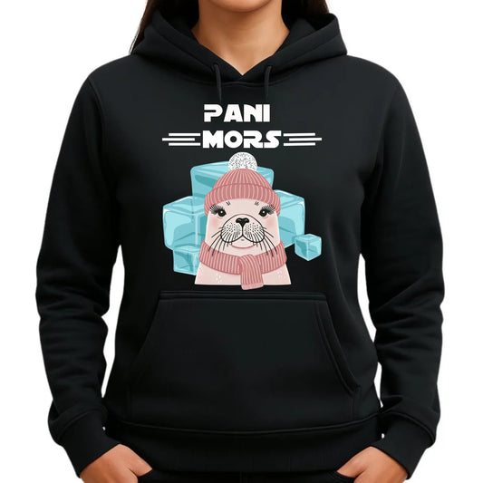 Pani Mors | Bluza damska z kapturem HM16 - StoryCups.pl