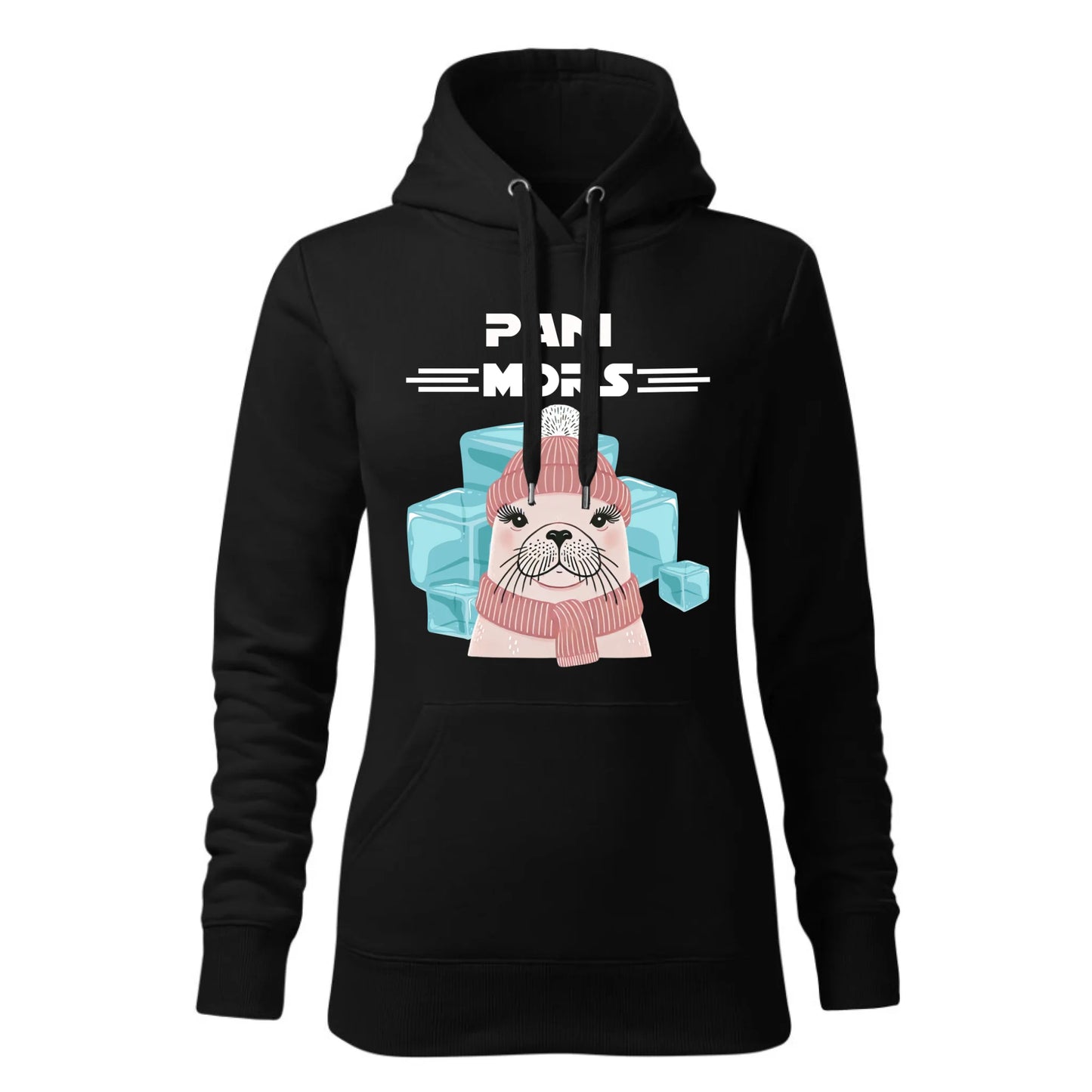 Pani Mors | Bluza damska z kapturem HM16 - StoryCups.pl